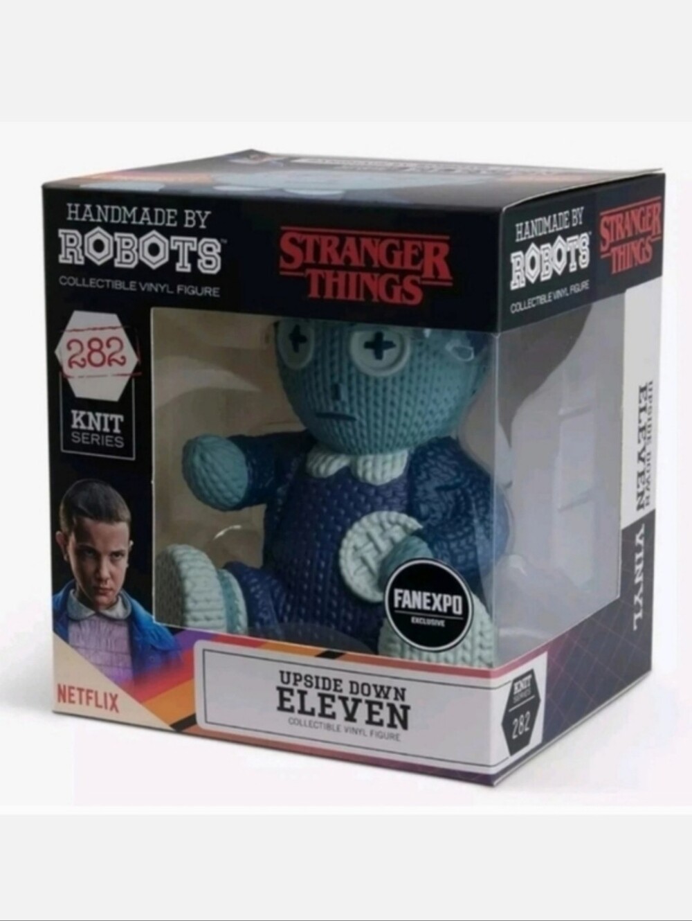 Stranger Things Eleven 282 Upside Down Handmade By Robots Vinyl Figure Gift NIB